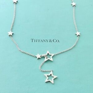Tiffany & Co. Star Lariat Sterling Silver Necklace
